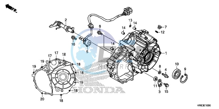 REAR CRANKCASE COVER