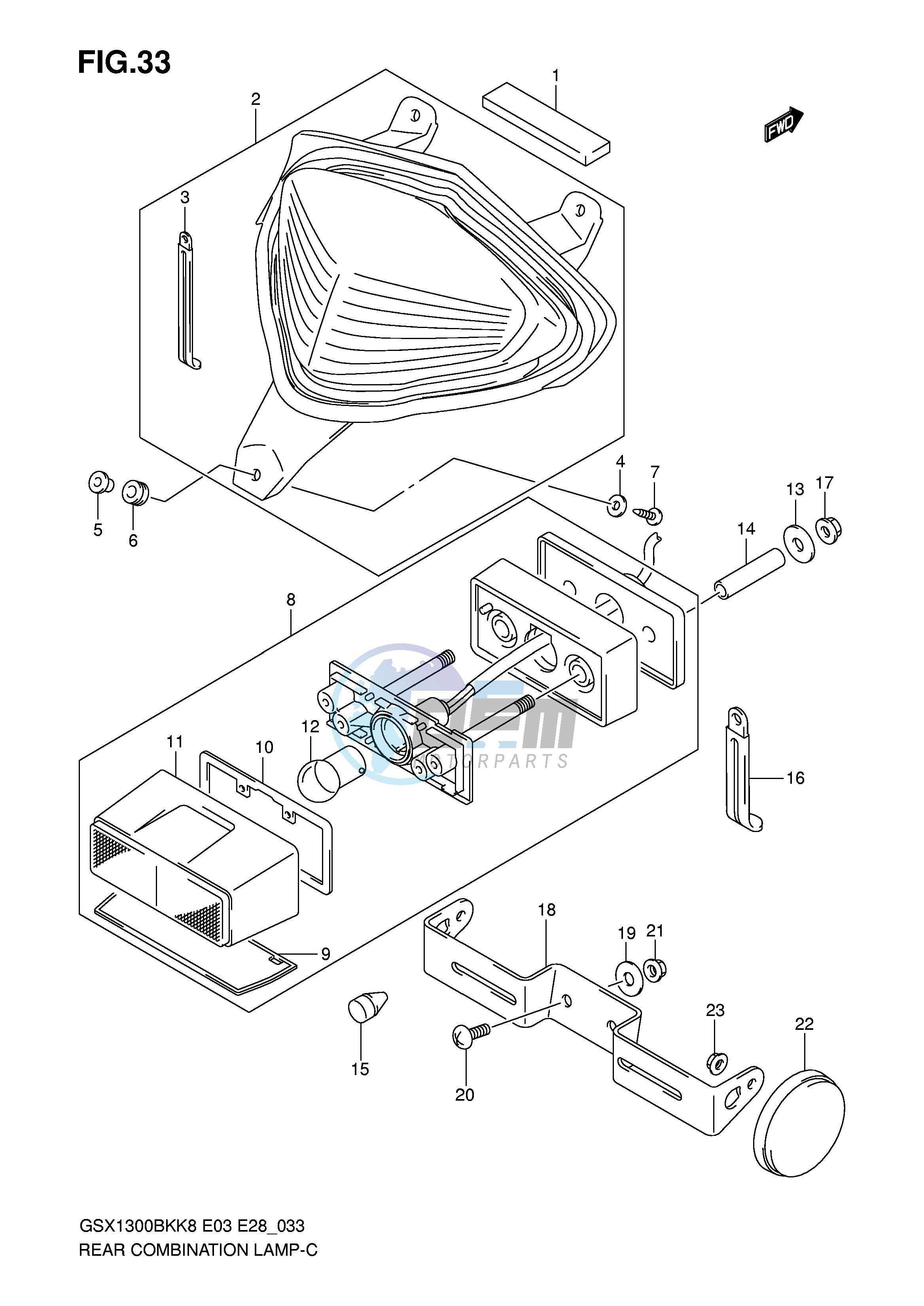 REAR COMBINATION LAMP