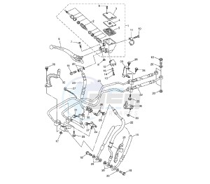 FZ1-NA 1000 drawing FRONT MASTER CYLINDER 1