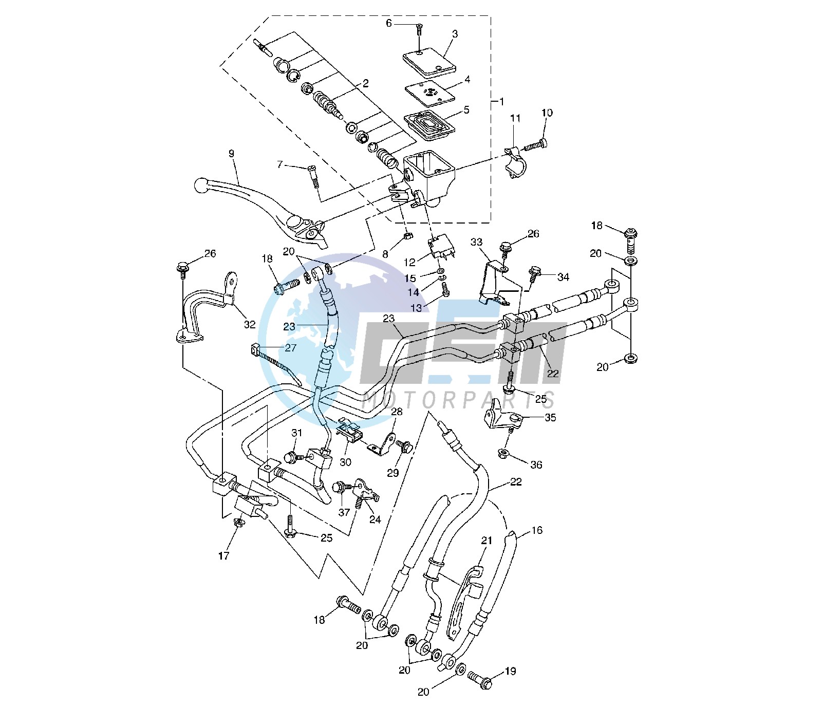 FRONT MASTER CYLINDER 1