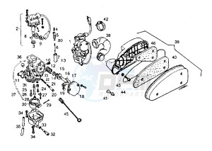 VAMOS - 50 cc drawing CARBURETOR MIKUNI