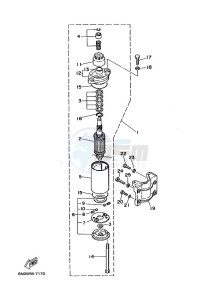 6D drawing STARTER-MOTOR