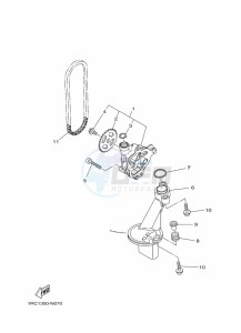 TRACER 900 GT MTT850D (B1JD) drawing OIL PUMP