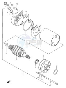 GN250 (E2) drawing STARTING MOTOR