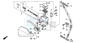 XL1000VA VARADERO drawing FR. BRAKE MASTER CYLINDER (XL1000V)