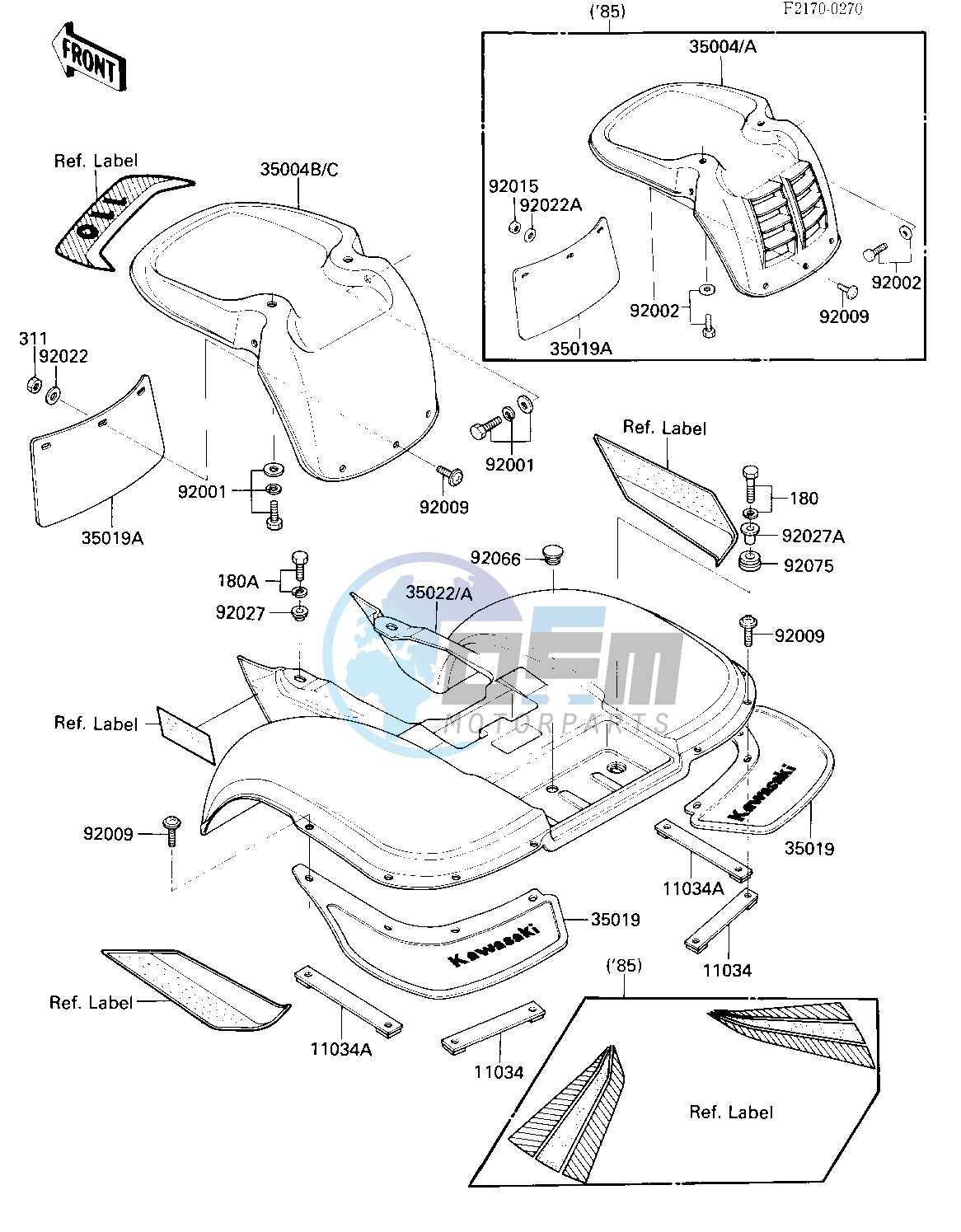 FENDERS -- KLT110-A1_A2- -