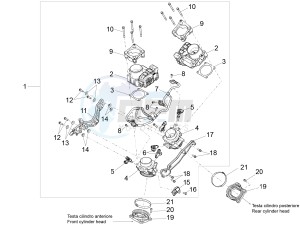 CAPONORD 1200 RALLY E3 ABS (NAFTA) drawing Throttle body