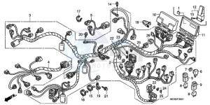 ST1300A9 CH / ABS MME - (CH / ABS MME) drawing WIRE HARNESS (ST1300A)