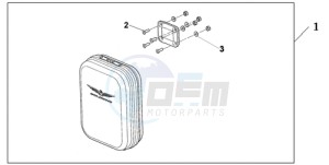 GL18009 Korea - (KO / AB) drawing FAIRING POUCH