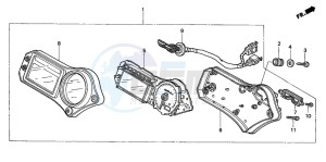 CBR600FR drawing METER