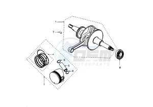 ELYSTAR - 150 cc drawing CRANKSHAFT-PISTON