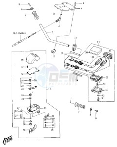 JS 550 A [JS550] (A5-A8) [JS550] drawing HANDLEBAR -- JS550-A6- -