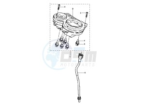 YQ AEROX 50 drawing METER