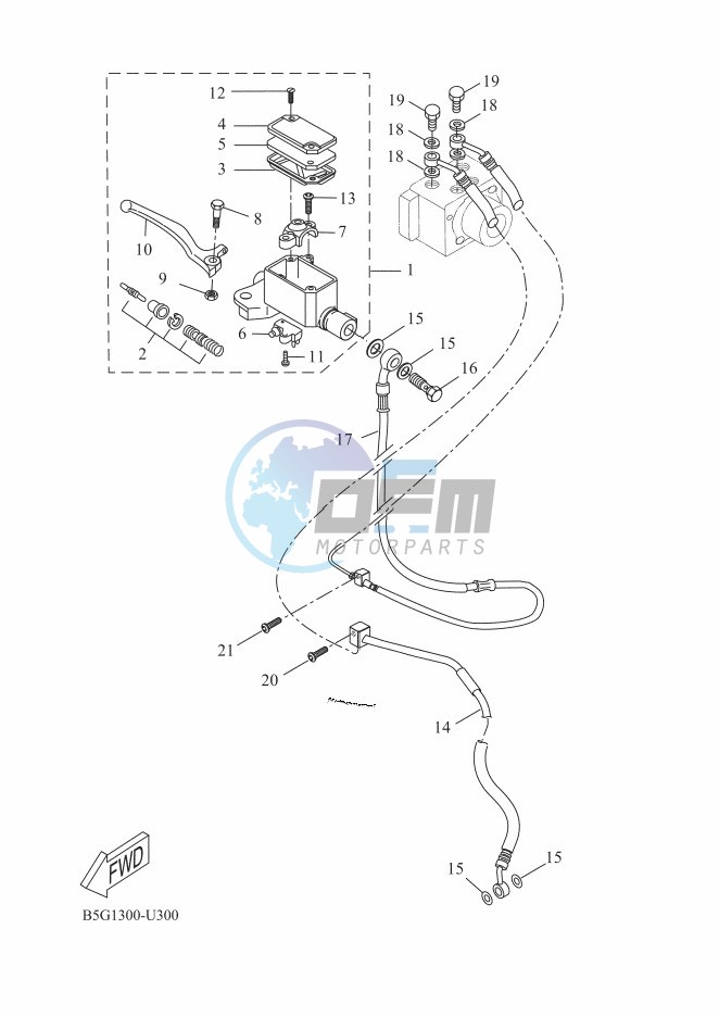 FRONT MASTER CYLINDER