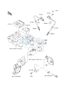 KVF 650 F [BRUTE FORCE 650 4X4I] (F6F-F9F ) F6F drawing IGNITION SYSTEM