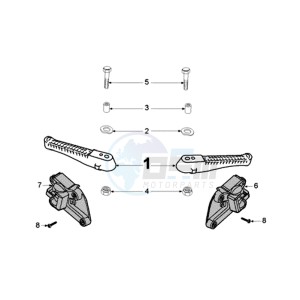 JETFORCE 50 R ICE BLADE U drawing FOOT SUPPORT