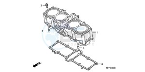 CB1300SA9 Europe Direct - (ED / ABS BCT MME TWO TY2) drawing CYLINDER