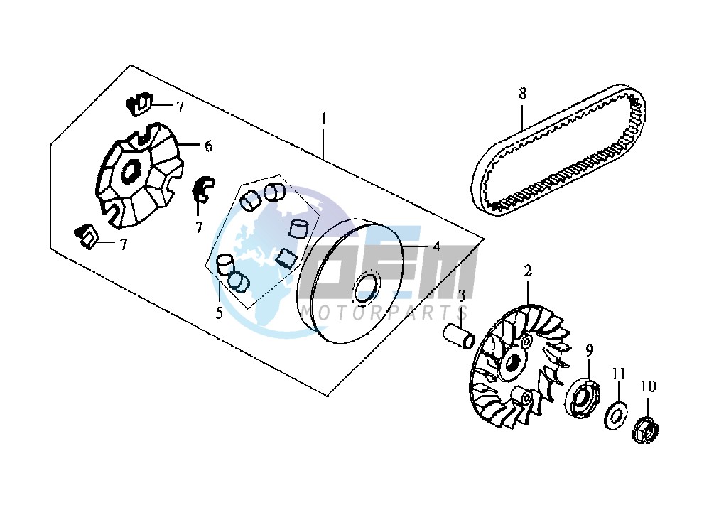 DRIVING PULLEY