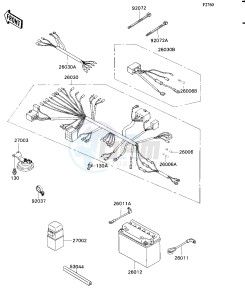 KAF 540 E [MULE 2030] (E1) [MULE 2030] drawing ELECTRICAL EQUIPMENT