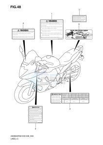 GSX650F (E3-E28) Katana drawing LABEL