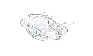 Scarabeo 50 2t (eng. Minarelli) drawing Dashboard panel