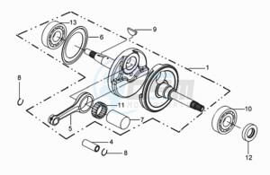 GTS250 INJECTION drawing CRANKSHAFT