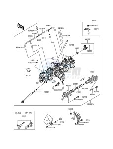 Z800 ABS ZR800BFF FR GB XX (EU ME A(FRICA) drawing Throttle