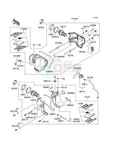 W800 EJ800AEF GB XX (EU ME A(FRICA) drawing Air Cleaner