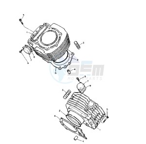 XV VIRAGO 11000 drawing CYLINDER