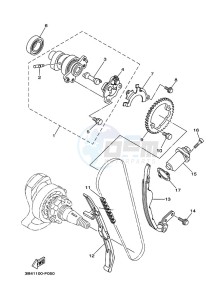 YFM700FWAD (BFE4) drawing CAMSHAFT & CHAIN