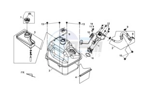 MAXSYM 400 EFI ABS drawing FUEL TANK - FUEL CUT