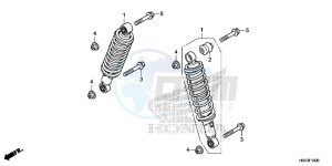 TRX500FM1E TRX500FM1 Europe Direct - (ED) drawing FRONT CUSHION