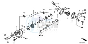 SH125RC drawing WATER PUMP