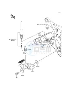 ER-6N_ABS ER650FEF XX (EU ME A(FRICA) drawing Brake Pedal