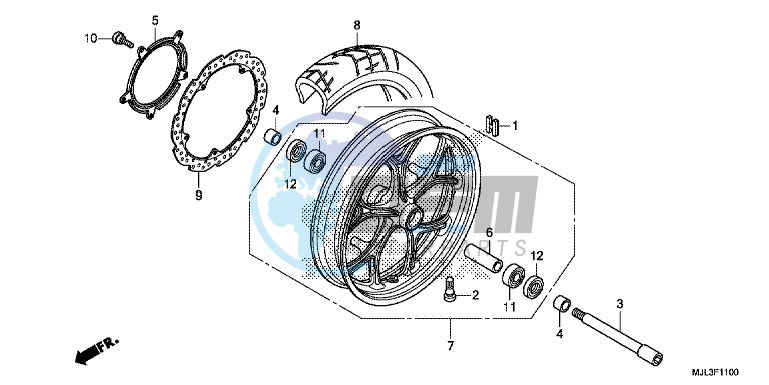 FRONT WHEEL