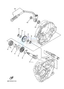 YB125 (2CSA) drawing STARTER