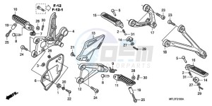 CBR1000RR9 France - (F / CMF MME TRI) drawing STEP