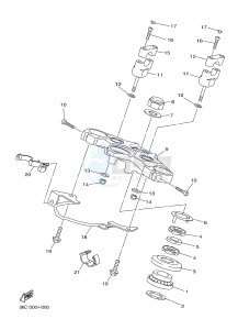 XJ6S 600 DIVERSION (S-TYPE) (36CC 36CE) drawing STEERING