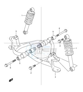 LT80 (P1) drawing SUSPENSION ARM