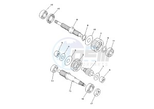 YP MAJESTY 250 drawing GEAR GROUP