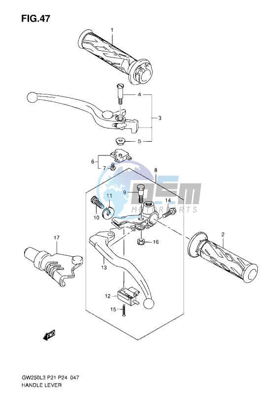 HANDLE LEVER