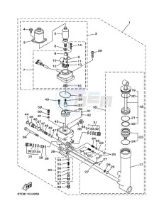 FT25FETL drawing POWER-TILT-ASSEMBLY