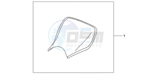 CBR1000RA9 Europe Direct - (ED / ABS MME TRI) drawing E-SEAT