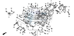 NT650V DEAUVILLE drawing FRAME BODY