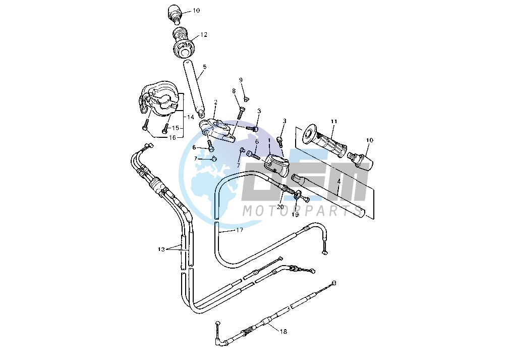 STEERING HANDLE -CABLE