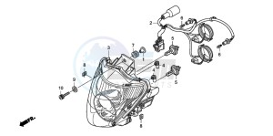 CB600FA CB600FA drawing HEADLIGHT