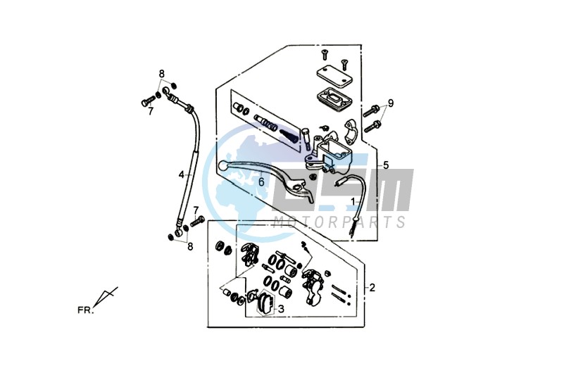 BRAKE CALIPER / BRAKE LEVER /BRAKE LINES