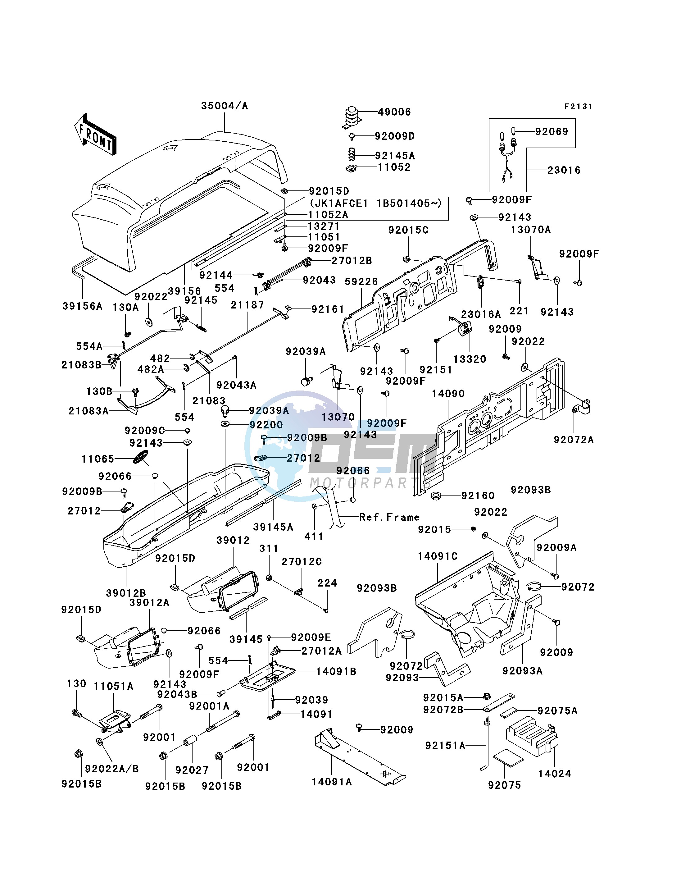 FRAME FITTINGS -- KAF620-E1- -