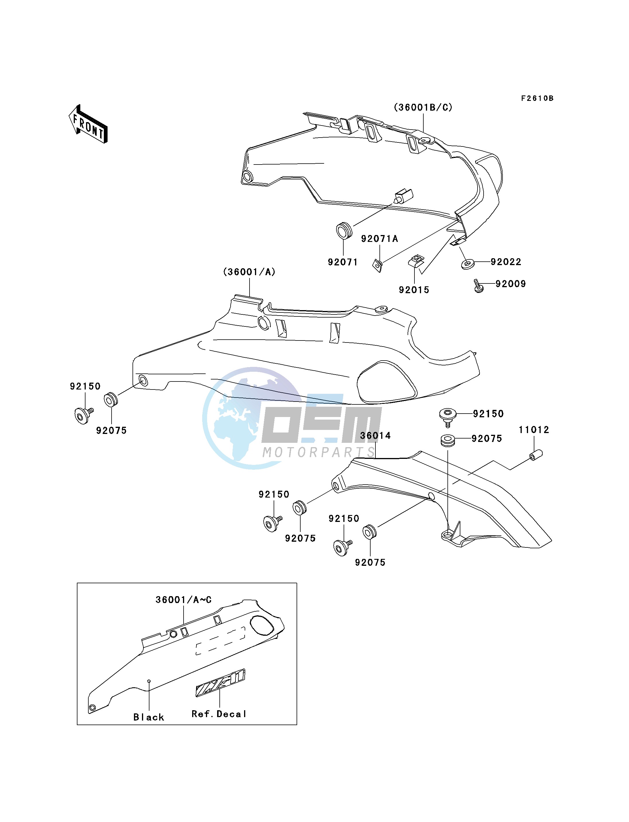 SIDE COVERS_CHAIN COVER-- ZX1100-D3- -