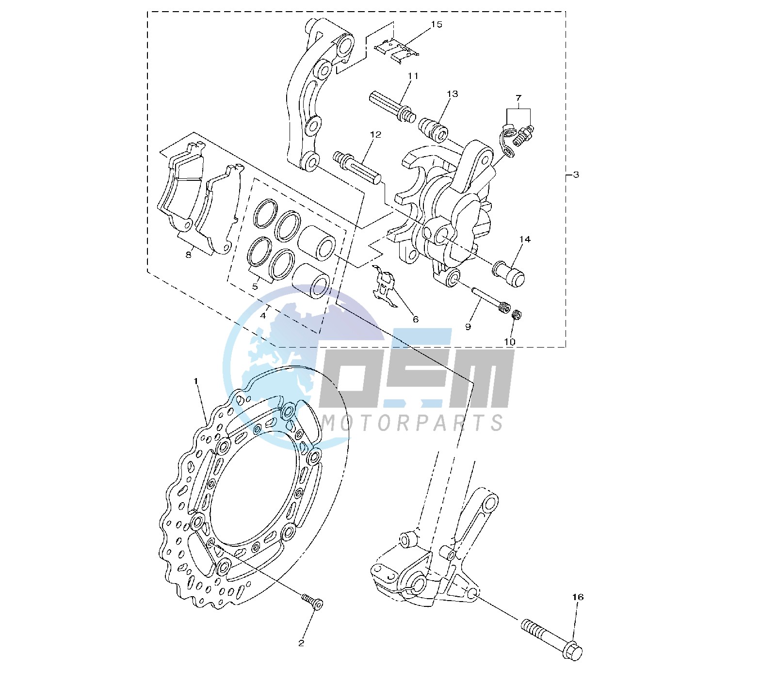 FRONT BRAKE CALIPER